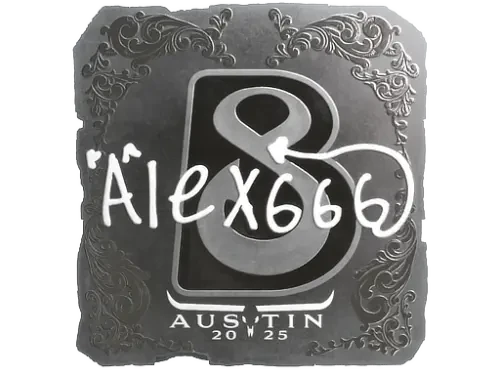 Sticker | alex666 (Foil) | Austin 2025