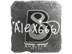 Sticker | alex666 (Foil) | Austin 2025