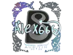 Sticker | alex666 (Holo) | Austin 2025