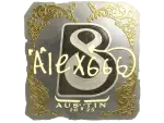 Sticker | alex666 (Gold) | Austin 2025