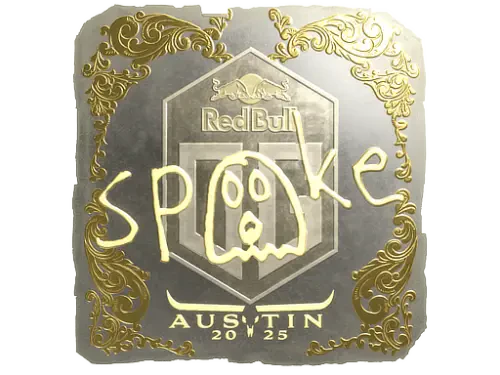 Sticker | spooke (Gold) | Austin 2025 Sticker | spooke (Gold) | Austin 2025