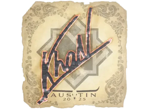 Sticker | khaN | Austin 2025 Sticker | khaN | Austin 2025