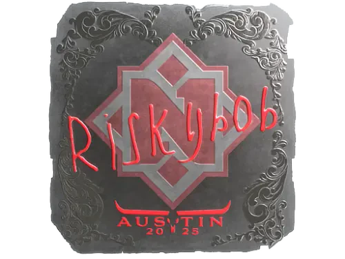 Sticker | riskyb0b (Foil) | Austin 2025 Sticker | riskyb0b (Foil) | Austin 2025