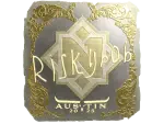 Sticker | riskyb0b (Gold) | Austin 2025