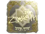 Sticker | zweih (Gold) | Austin 2025
