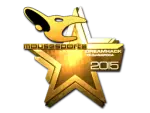 Sticker | mousesports (Gold) | Cluj-Napoca 2015