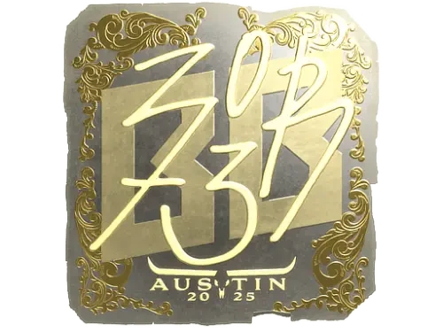 Sticker | zorte (Gold) | Austin 2025 Sticker | zorte (Gold) | Austin 2025