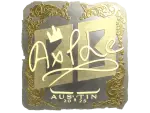 Sticker | Ax1Le (Gold) | Austin 2025