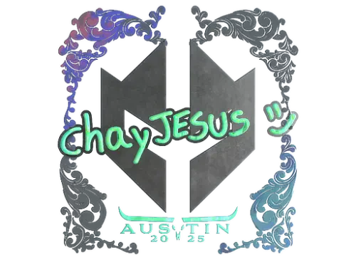 Sticker | chayJESUS (Holo) | Austin 2025 Sticker | chayJESUS (Holo) | Austin 2025