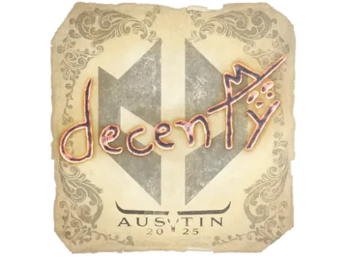 Sticker | decenty | Austin 2025