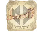 Sticker | decenty | Austin 2025