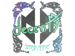 Sticker | decenty (Holo) | Austin 2025