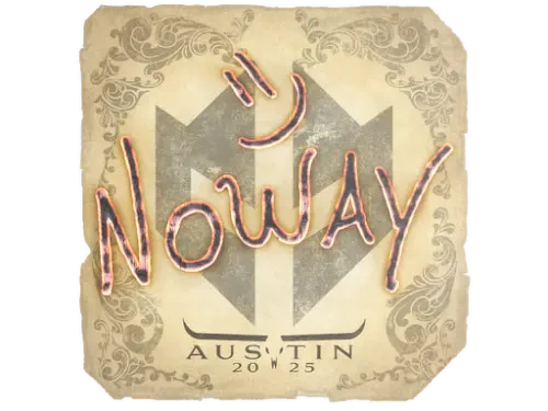 Sticker | noway | Austin 2025