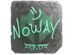 Sticker | noway (Foil) | Austin 2025