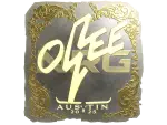 Sticker | oSee (Gold) | Austin 2025