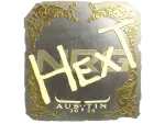 Sticker | HexT (Gold) | Austin 2025