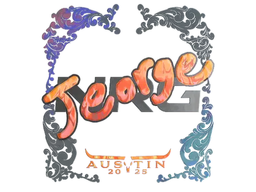 Sticker | jeorge (Holo) | Austin 2025 Sticker | jeorge (Holo) | Austin 2025