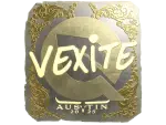 Sticker | vexite (Gold) | Austin 2025