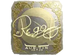 Sticker | regali (Gold) | Austin 2025