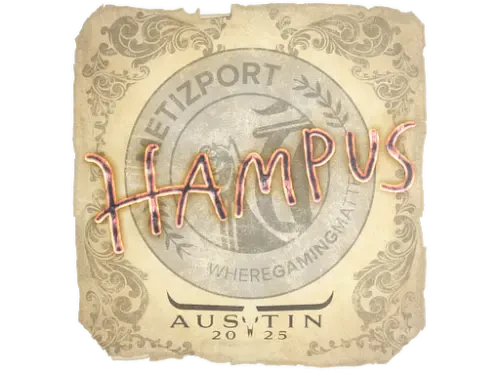 Sticker | hampus | Austin 2025 Sticker | hampus | Austin 2025