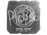 Sticker | Plopski (Foil) | Austin 2025