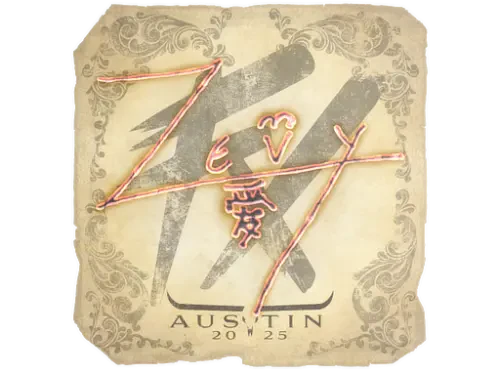 Sticker | zevy | Austin 2025