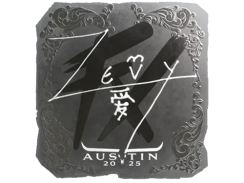 Sticker | zevy (Foil) | Austin 2025 Sticker | zevy (Foil) | Austin 2025