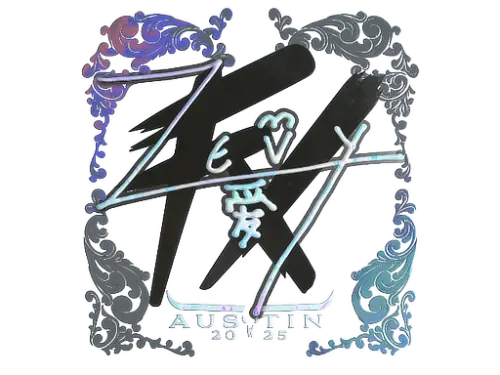 Sticker | zevy (Holo) | Austin 2025 Sticker | zevy (Holo) | Austin 2025