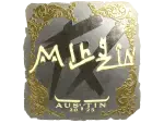 Sticker | mlhzin (Gold) | Austin 2025