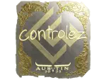 Sticker | controlez (Gold) | Austin 2025
