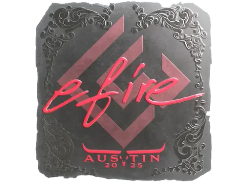 Sticker | efire (Foil) | Austin 2025 Sticker | efire (Foil) | Austin 2025