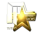Sticker | Titan (Gold) | Cluj-Napoca 2015