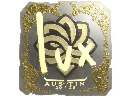 Sticker | lux (Gold) | Austin 2025