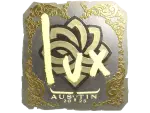 Sticker | lux (Gold) | Austin 2025