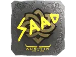 Sticker | saadzin (Foil) | Austin 2025