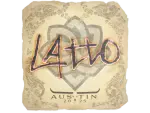 Sticker | latto | Austin 2025