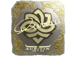 Sticker | dumau (Gold) | Austin 2025