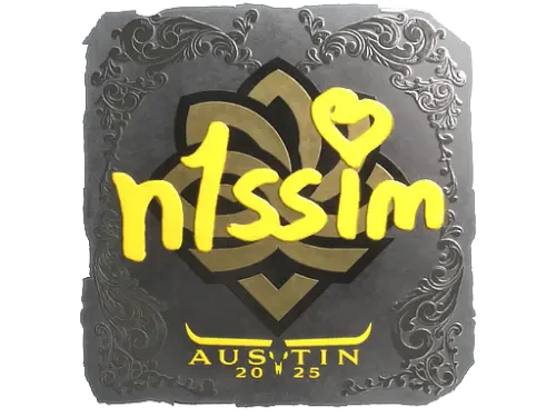 Sticker | n1ssim (Foil) | Austin 2025 Sticker | n1ssim (Foil) | Austin 2025