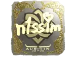 Sticker | n1ssim (Gold) | Austin 2025