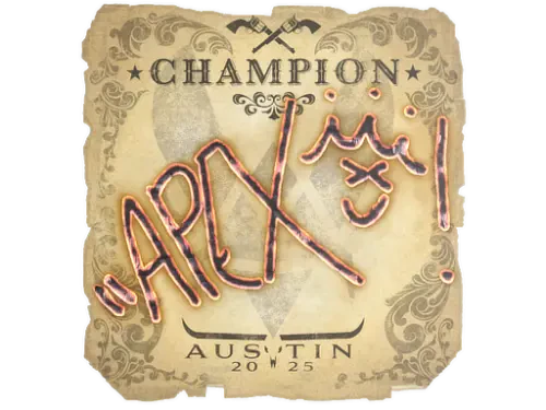 Sticker | apEX (Champion) | Austin 2025 Sticker | apEX (Champion) | Austin 2025