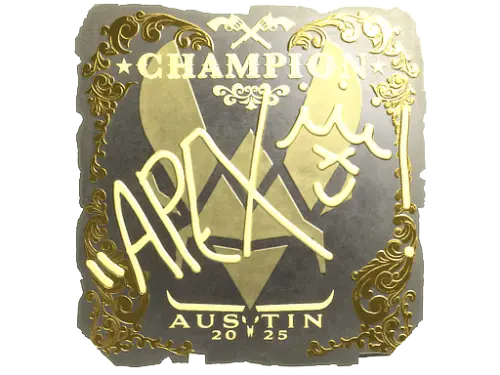 Sticker | apEX (Gold, Champion) | Austin 2025 Sticker | apEX (Gold, Champion) | Austin 2025