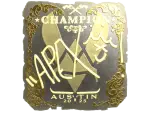 Sticker | apEX (Gold, Champion) | Austin 2025