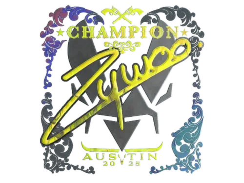 Sticker | ZywOo (Holo, Champion) | Austin 2025