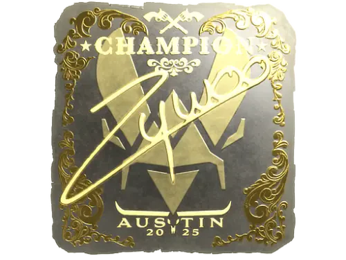 Sticker | ZywOo (Gold, Champion) | Austin 2025 Sticker | ZywOo (Gold, Champion) | Austin 2025