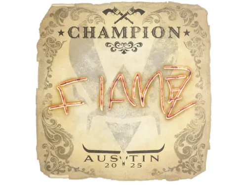 Sticker | FlameZ (Champion) | Austin 2025
