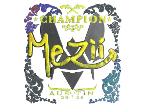 Sticker | mezii (Holo, Champion) | Austin 2025 Sticker | mezii (Holo, Champion) | Austin 2025
