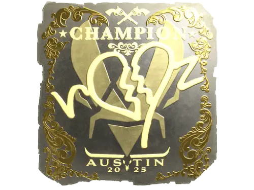 Sticker | ropz (Gold, Champion) | Austin 2025