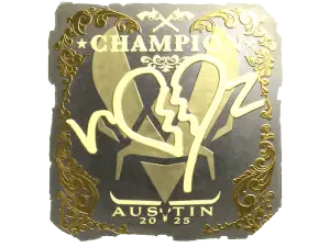 Sticker | ropz (Gold, Champion) | Austin 2025