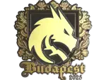 Sticker | Team Spirit (Gold) | Budapest 2025