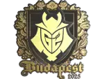 Sticker | G2 esports (Gold) | Budapest 2025